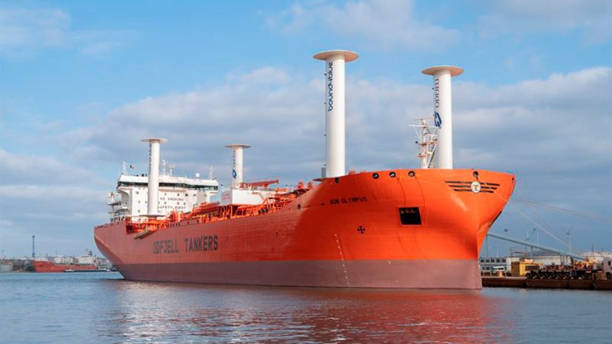 First Odfjell vessel is equipped with bound4blue suction sails