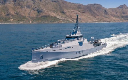 Damen delivers the third vessel delivery to the South African Navy