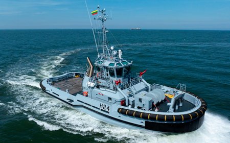 Damen delivers a new ASD Tug to the Lithuanian Navy to strengthen its position
