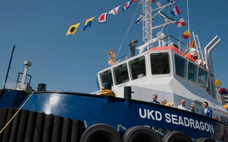UK Dredging celebrates the naming of latest vessel to join its fleet