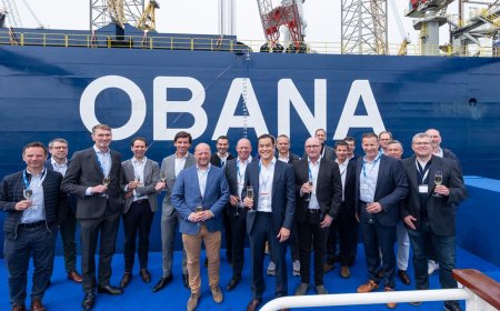 Damen Shiprepair Rotterdam hosts naming ceremony for Petrodec Obana platform