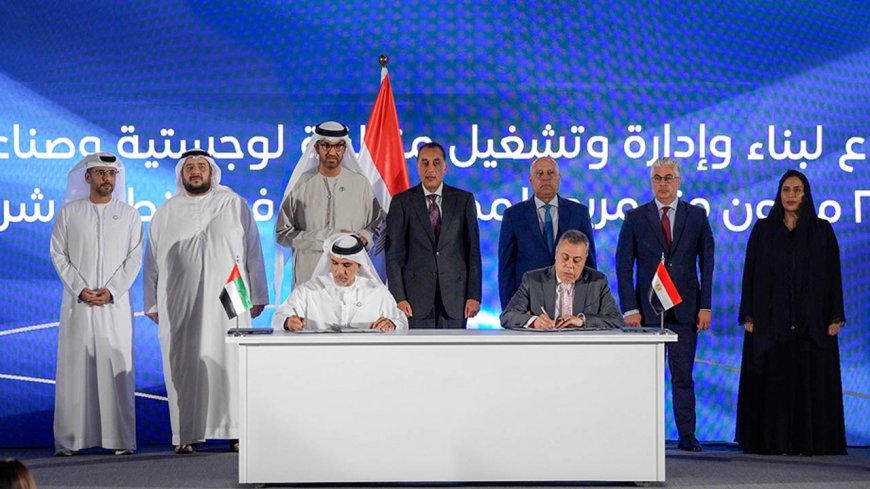 AD Ports Group and SCZONE sign agreement to develop KEZAD East Port Said Zone