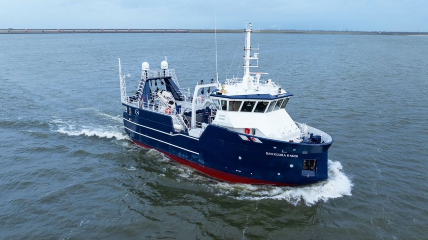 Damen Maaskant delivers scampi trawler to Sanford following arrival in New Zealand