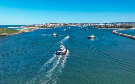 New TRAnsverse Tug arrives in Newcastle, NSW
