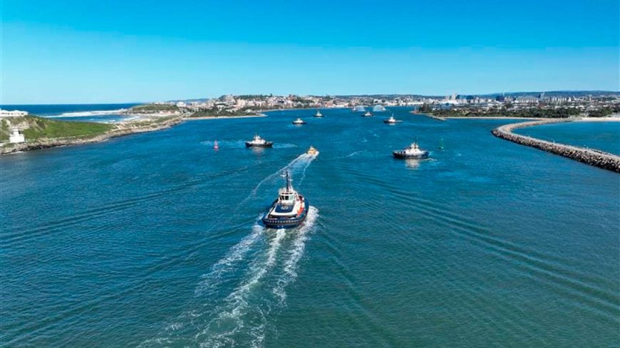 New TRAnsverse Tug arrives in Newcastle, NSW
