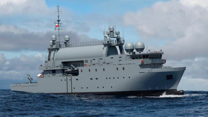First Polish SIGINT ship under contract to Saab launched in Gdansk