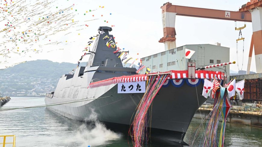Mitsubishi launches 11th Mogami-class frigate for Japanese navy