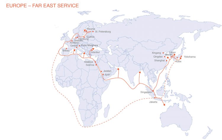 AAL Europe has formally launched a ‘Europe – Far East Service’