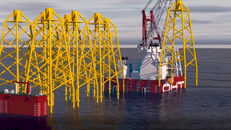 Ulstein designed an innovative heavy installation crane vessel