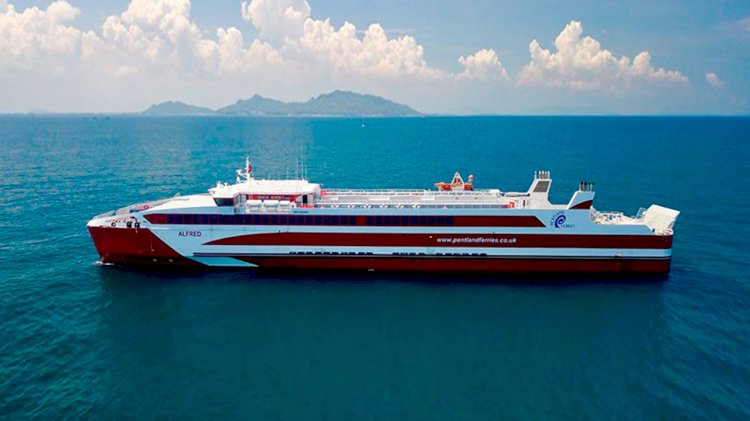 BMT designed a new catamaran Ro-Pax ferry for Pentland Ferries