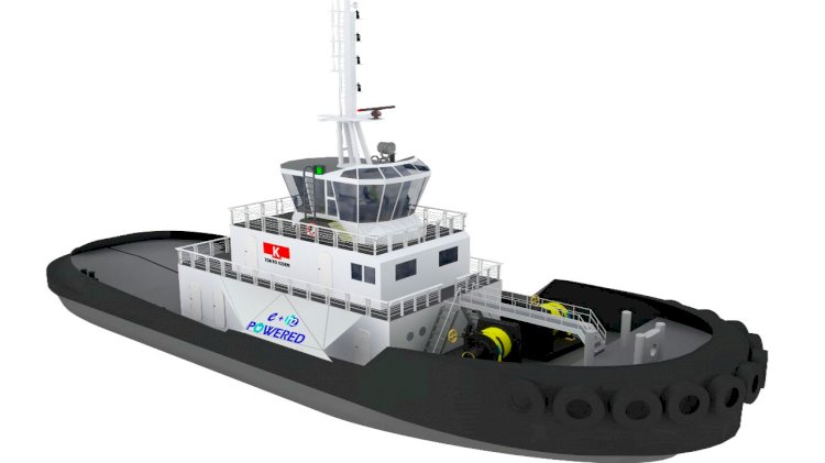 New electric tug powered by battery and hydrogen fuel cell