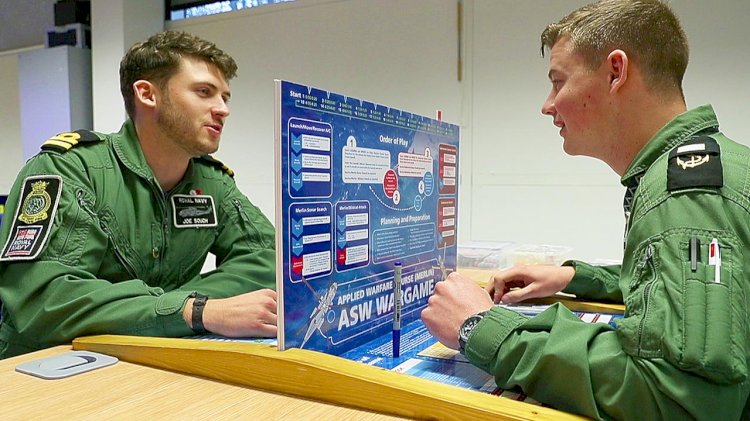 Royal Navy uses board games in anti submarine warfare training