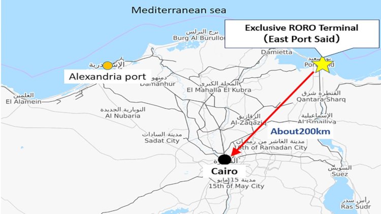 NYK establishes first exclusive RORO terminal in Egypt
