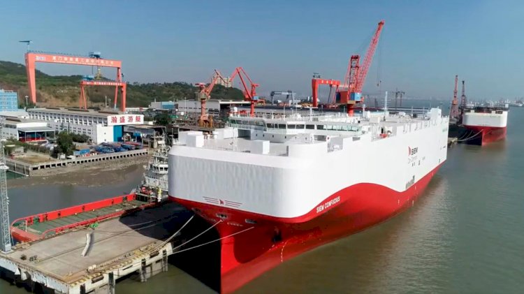Volkswagen Group with partners unveiled two new LNG powered car carriers